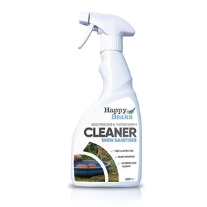 Bird Feeder and Water Bath Cleaner with Sanitiser