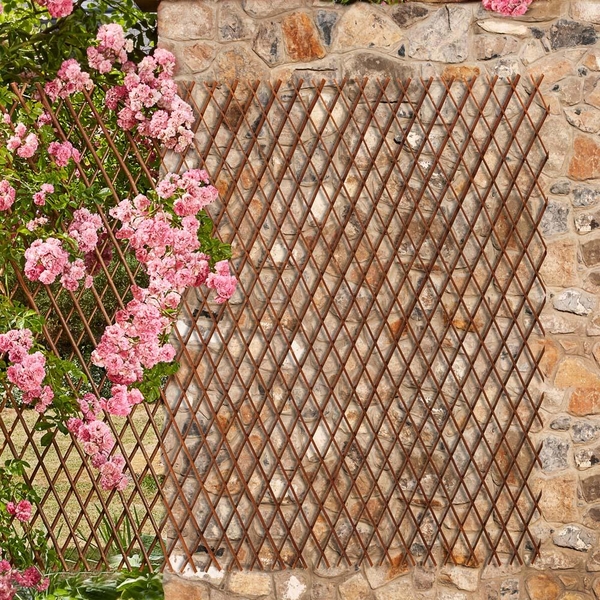 Waltons Extendable Willow Trellis - 180 X 60CM - Twin Pack
