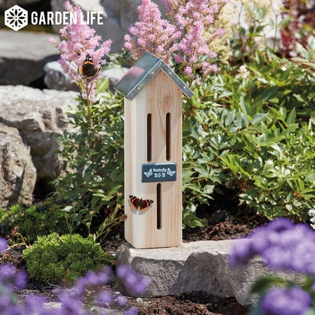 Garden Life Wooden Butterfly B&B