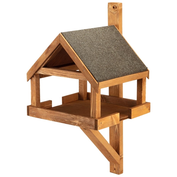Wall Mounted Wooden Bird Table Happy Beaks
