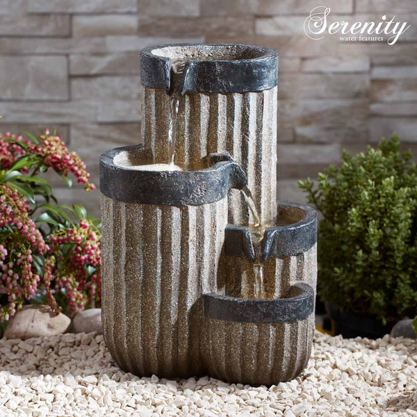 Serenity Table-Top Cascading Vase Water Feature