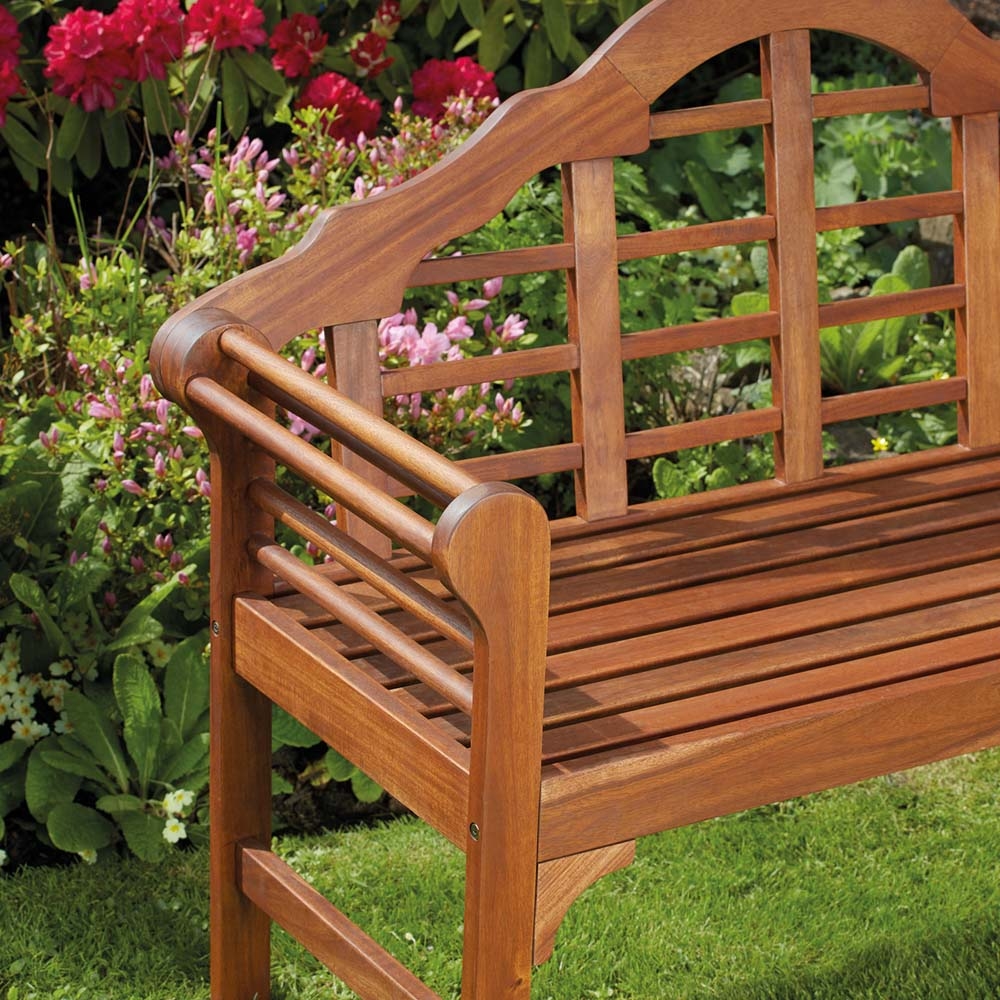 Garden Gear Acacia Lutyens Bench Happy Beaks