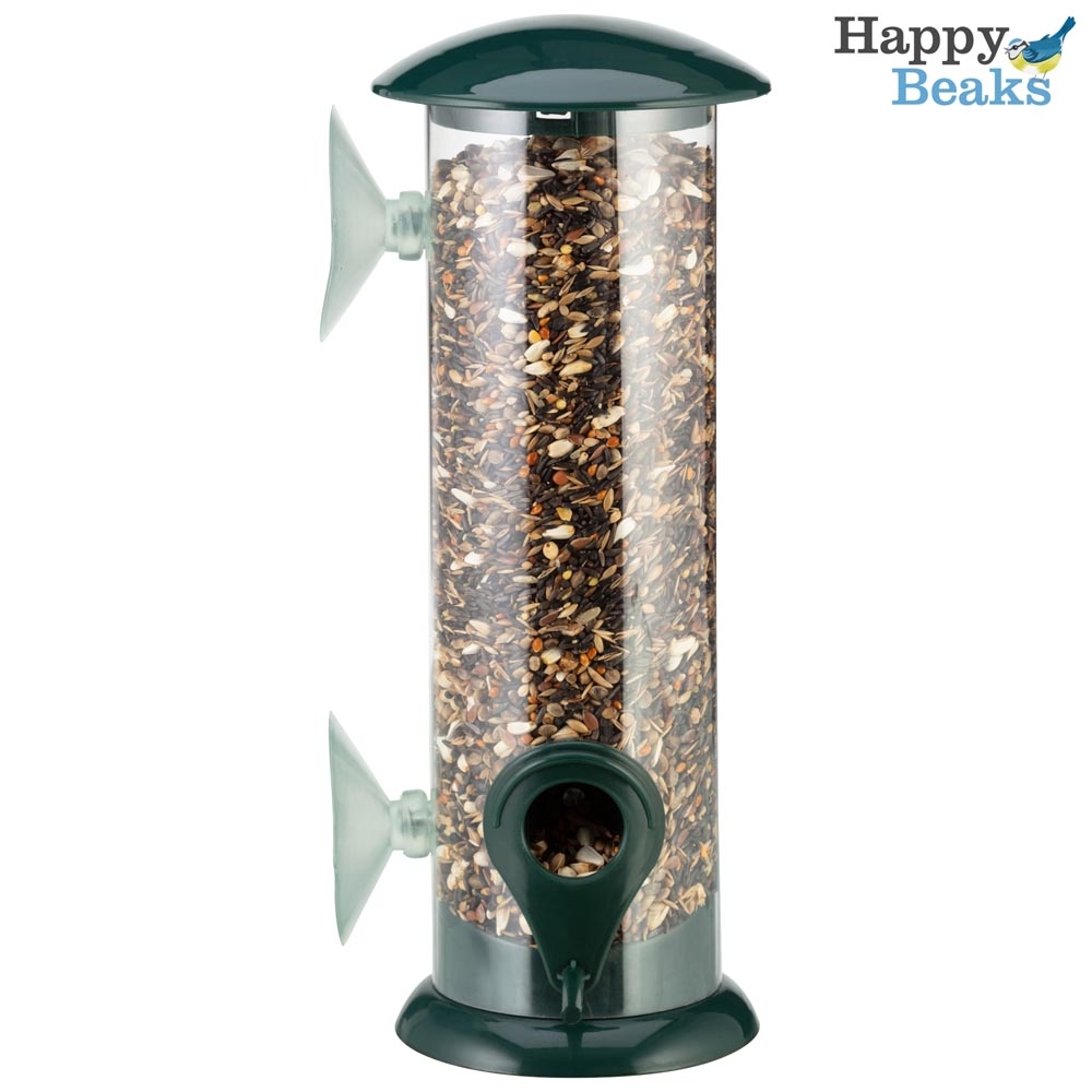 Happy Beaks 2 Port Stick On Window Feeder Happy Beaks